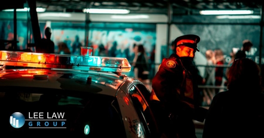 police officers at party