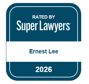 ernest lee super lawyer badge 2021-2026